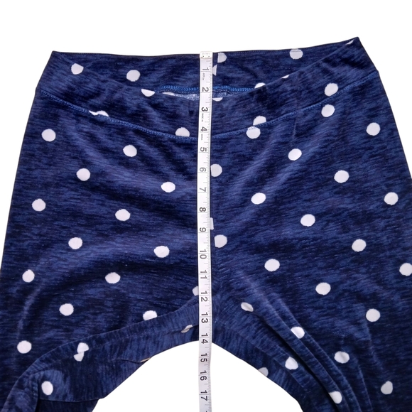 Cuddl Duds Blue and White Polka Dot Pajama Pants - Picture 3 of 5